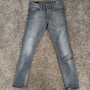 DIESEL Thepphar Slim-Carrot Stretch 0839N Jeans Mens Grey